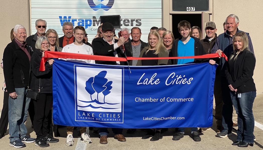 Lake Cities Chamber of Commerce | Wrapmasters Ribbon Cutting